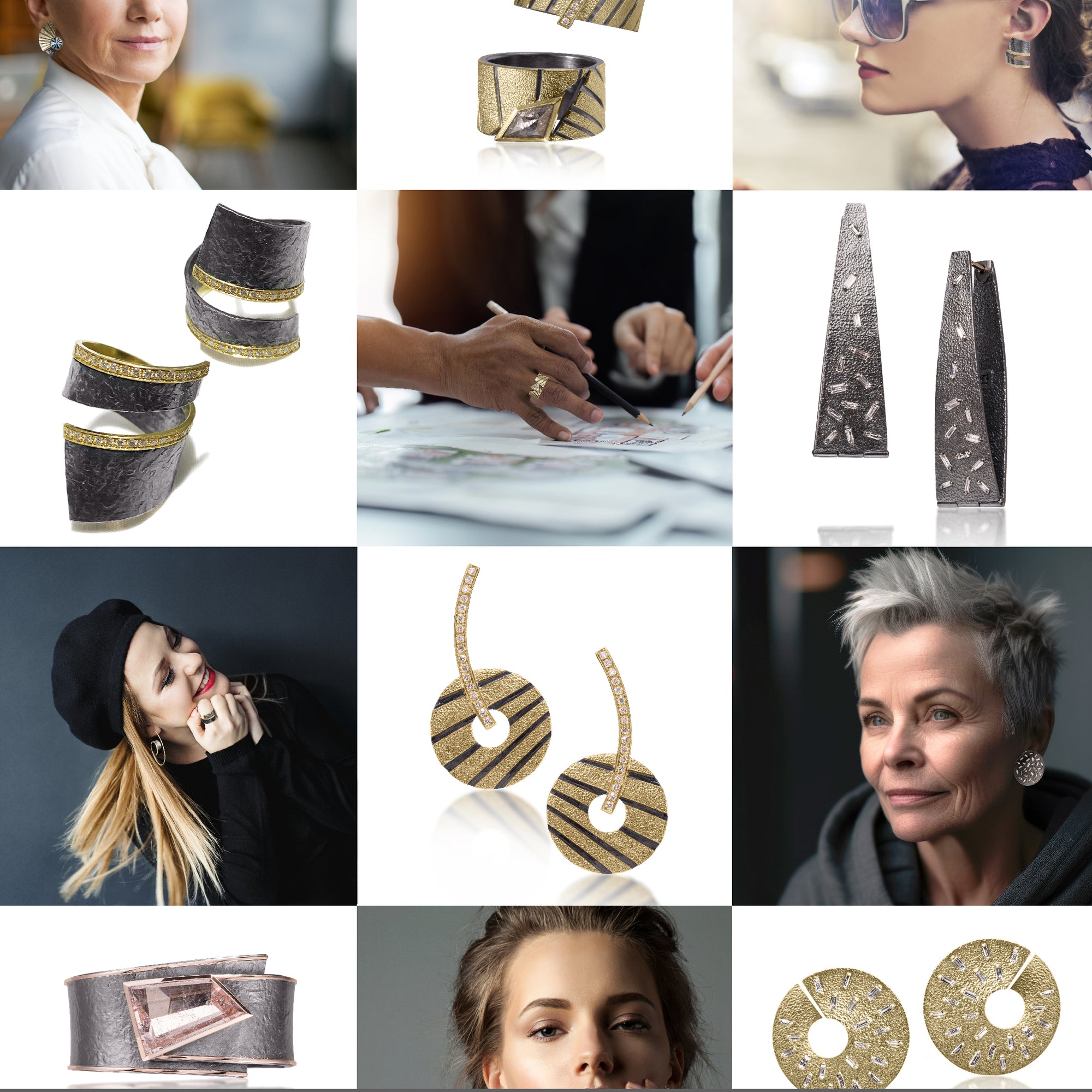 Jewelry Collections Collage -Summer 2023 | Elizabeth Garvin FINE